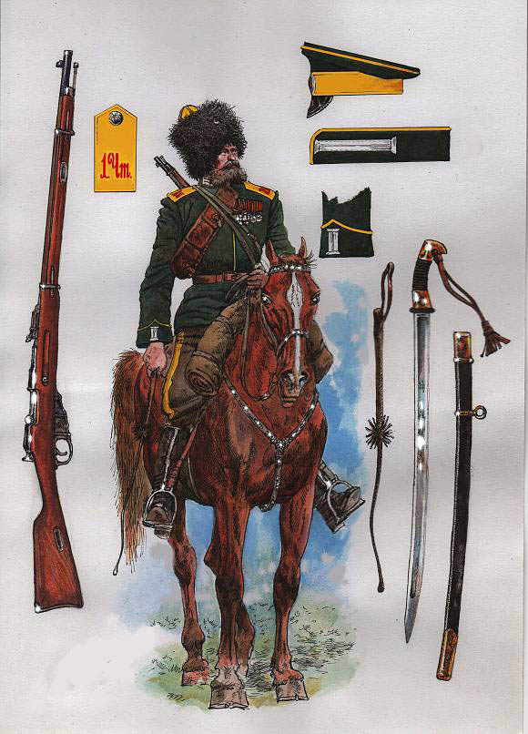 Казак 1-го Читинского казачьего полка Забайкальского казачьего войска