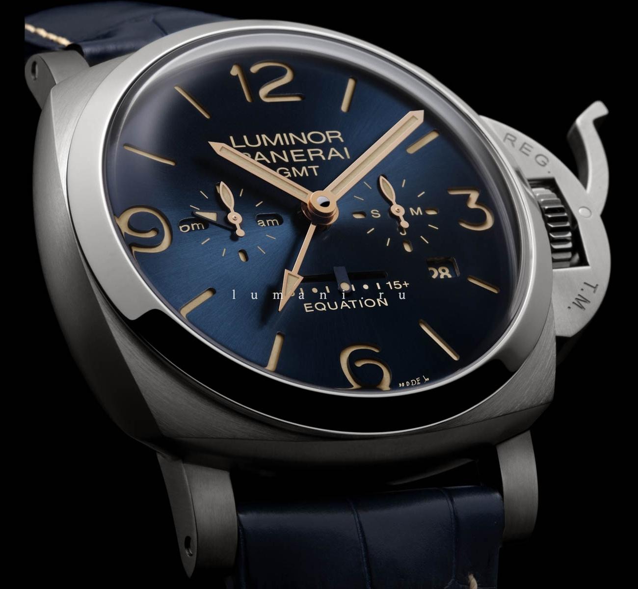 Panerai Luminor 1950 Equation Of Time 8 Days GMT Titanio PAM00670