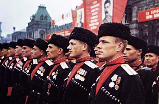 Кубанские казаки на Параде Победы в Москве