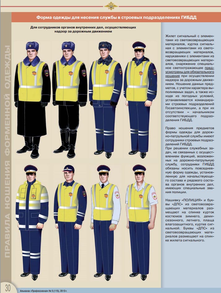 История полицейской формы