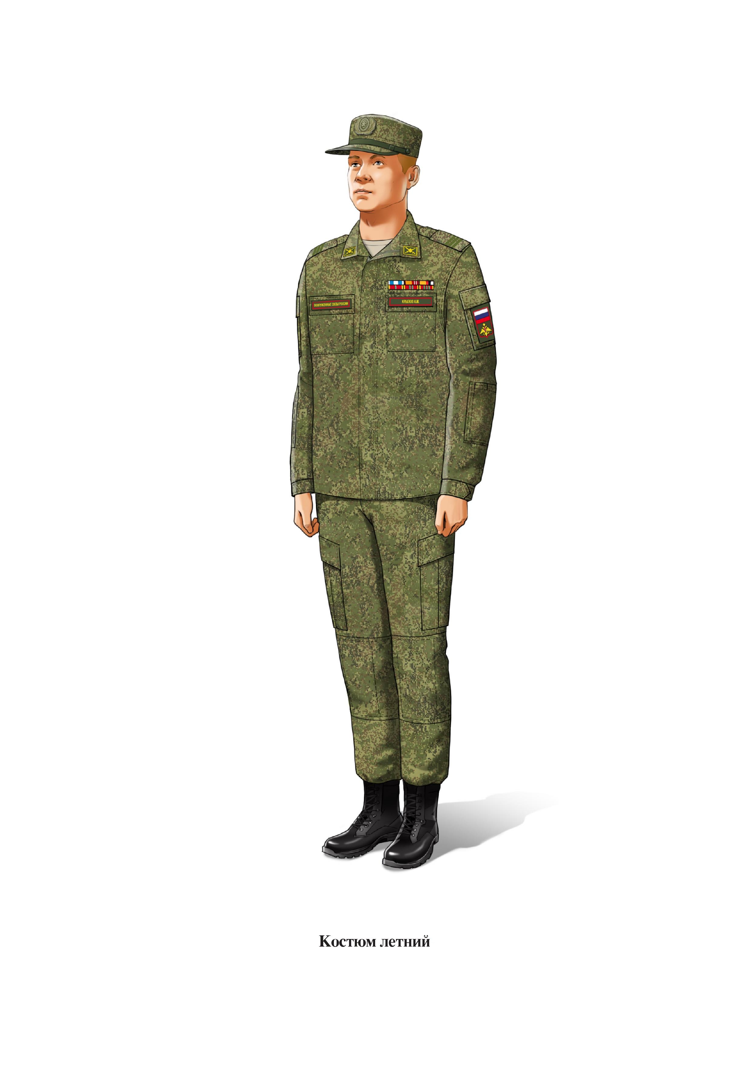 Форма одежды ВКПО военнослужащих Российской армии