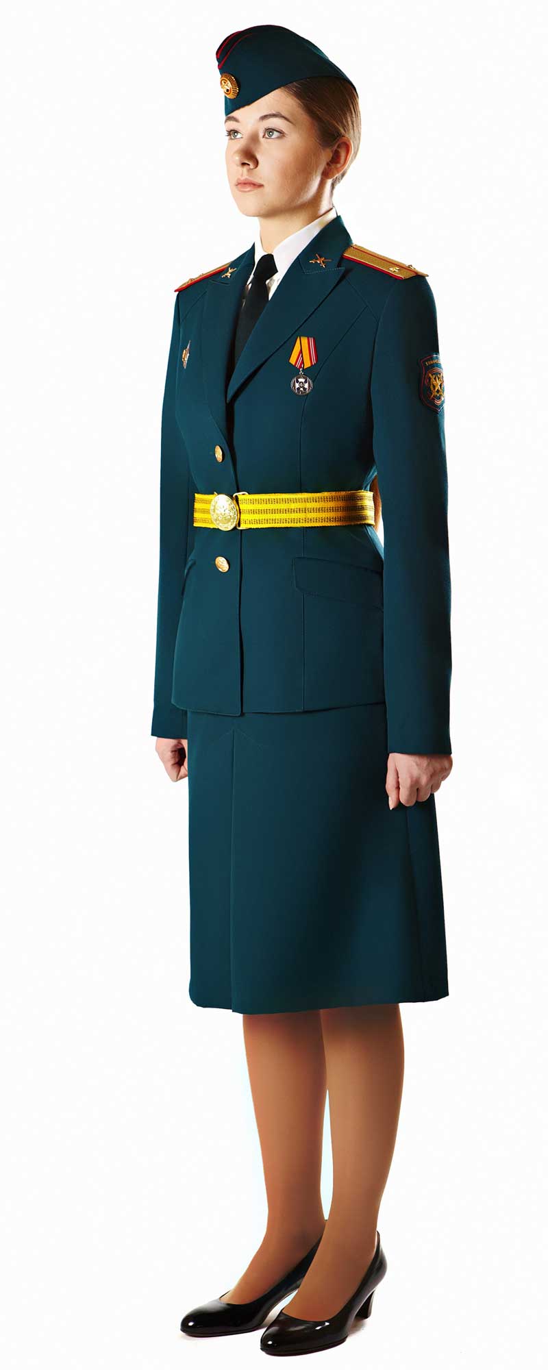 Летняя парадная форма военнослужащих женского пола СВ