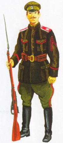 Рядовой 1-го Волжского генерала Каппеля стрелкового полка (Дальневосточная армия), 1920-1921 гг.