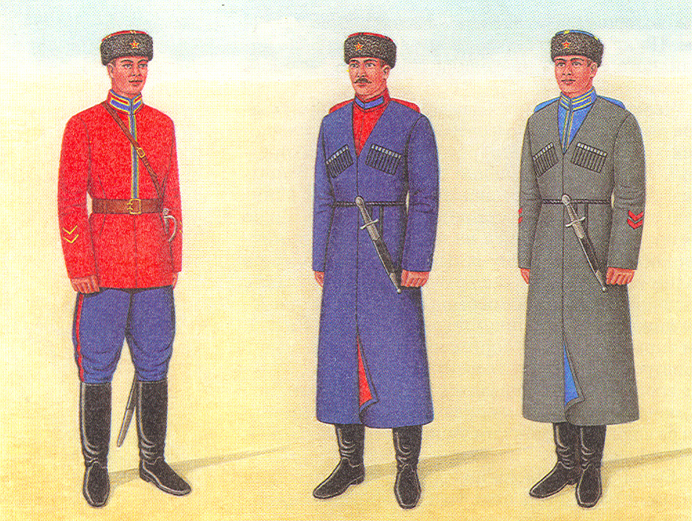 Форма (справа) Кубанского казачьего войска