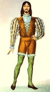 Мужской западноевропейский костюм эпохи Возрождения