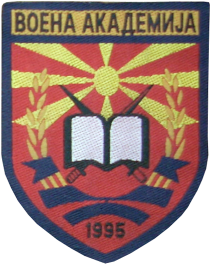 Military Academy Patch of Macedonian Army