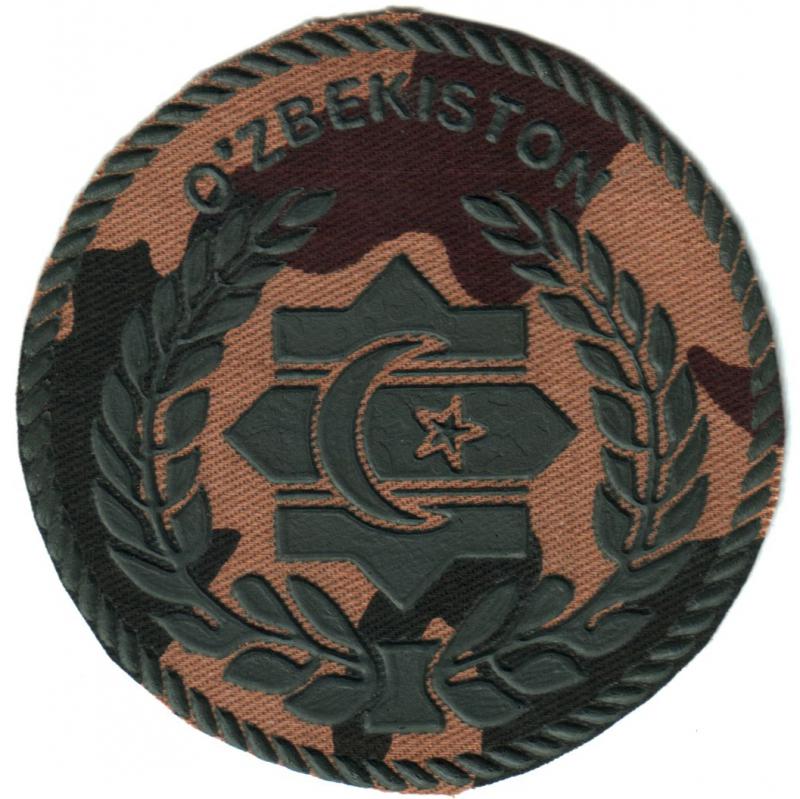 Общий нарукавный знак Сухопутных войск Вооруженных Сил Республики Узбекистан. Полевой вариант