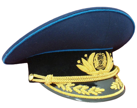 Фуражка парадная высшего командного состава Вооруженных Сил Казахстана