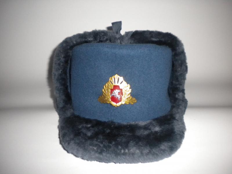 Зимния шапка солдат и офицеров ВВС Литвы старый вариант