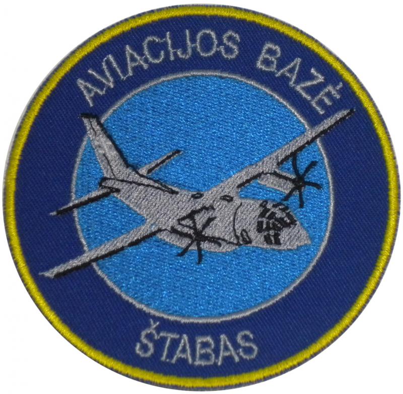 Нашивка Штаба авианосной базы транспортных самолетов ВВС Литвы