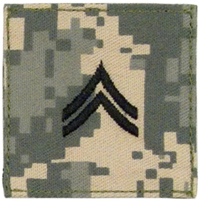 Нагрудный знак различия копрала для полевой камуфлированной формы ACU Вооруженных Сил США