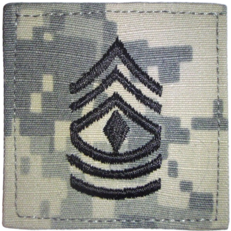 Нагрудный знак различия первого сержанта для полевой камуфлированной формы ACU Вооруженных Сил США