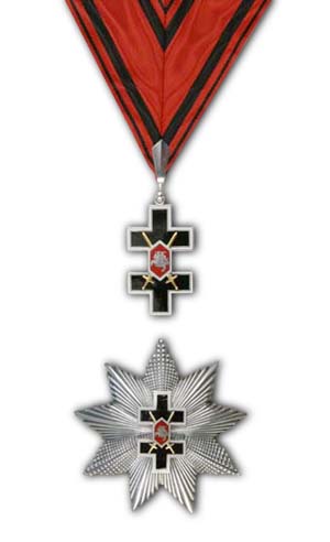 Орден Крест Витиса (главный крест командорa) 2 степень. Литва