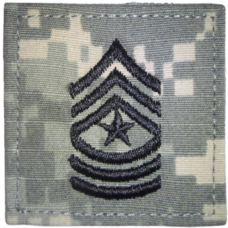 Нагрудный знак различия сержант-майора для полевой камуфлированной формы ACU Вооруженных Сил СШ