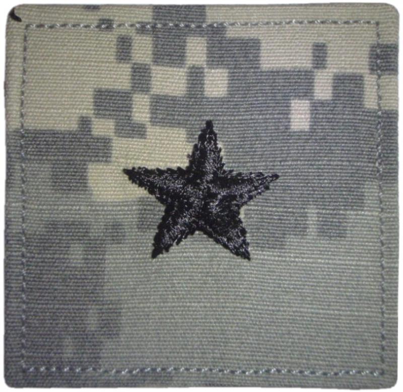 Нагрудный знак различия бригадного генерала для полевой камуфлированной формы ACU Вооруженных Сил США