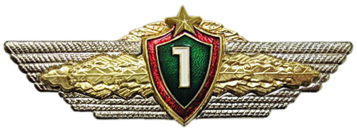 Нагрудный квалификационный знак отличия « Специалист 1-го класса » Вооруженных Сил Республики Беларусь
