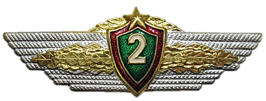 Нагрудный квалификационный знак отличия « Специалист 2-го класса » Вооруженных Сил Республики Беларусь