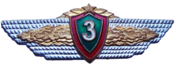 Нагрудный квалификационный знак отличия « Специалист 3-го класса » Вооруженных Сил Республики Беларусь