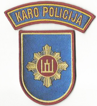 Нарукавный знак Военной Полиции Вооруженных Сил Литвы
