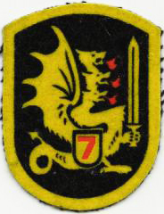 old type patch for parade dress uniform