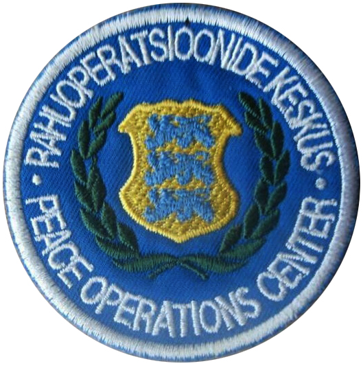 Нарукавный знак Центра миротворческих операций Вооруженных Сил Эстонии