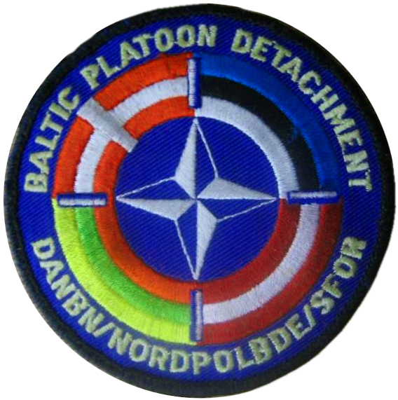 Нарукавный знак Балтийскийского взвода операций по поддержанию мира