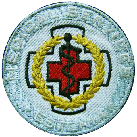 Нарукавный знак Медицинской службы Вооруженных Сил Эстонии