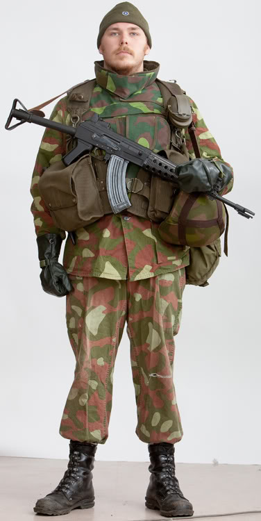 Камуфлированный костюм М62 ВС Финляндии