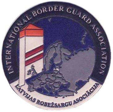 Нарукавный знак Латвийского отделения Международной Ассоциации Пограничников