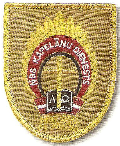 Нарукавный знак службы военных капелланов ВС Латвии