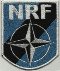Нашивка Литовского военного контингента Сил реагирования НАТО (NRF)