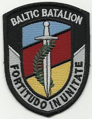 Нашивка Интернационального миротворческого Батальона BALTBAT