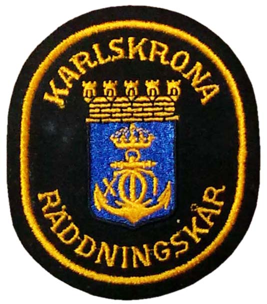 Нарукавный знак Военно-морской базы Карлскруна. Военно-морские силы Швеции