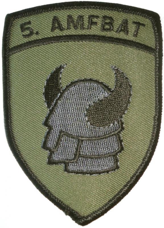 Нарукавный знак 5-го батальона Военно-морских сил Швеции
