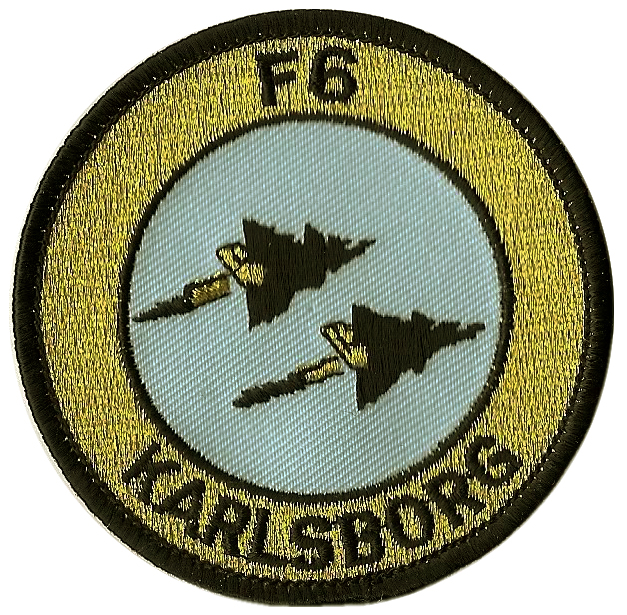 Нарукавный знак эскадрильи Карлсборг. ВВС Швеции