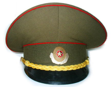 Фуражка офицерская Вооруженных сил Республика Беларусь