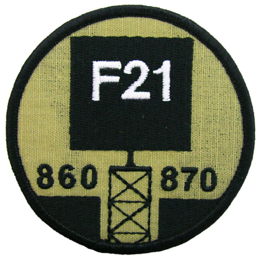 Нашивка Группы радиолокации F-21 Норрботтен Королевских ВВС Швеции