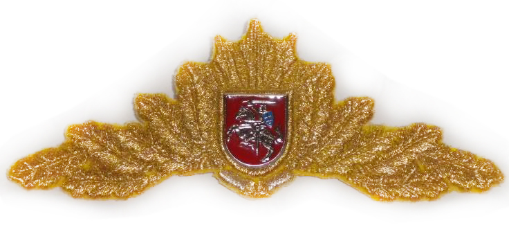Кокарда генерала Вооруженных Сил Литвы до 2010 г