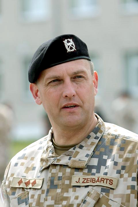 Черный берет Латвийской Национальной Гвардии