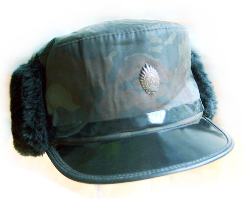 Зимния полевая шапка офицеров ВС Латвии