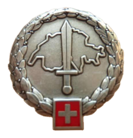 Беретный знак военной полиции сухопутных войск Швейцарской армии