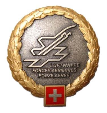Беретный знак Военно Воздушных Сил Вооружённых сил Швейцарии