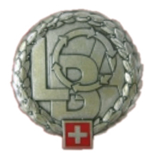 Беретный знак (кокарда) службы снабжения и обеспечения ВС Швейцарии