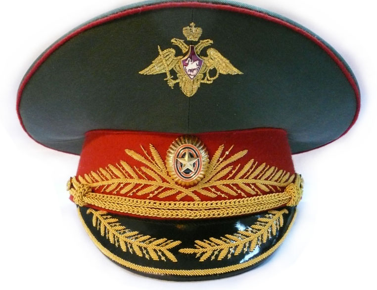 Парадная фуражка генералов ВС Российской Федерации