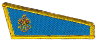 Нашивка на берет офицера и матроса морской пехоты ВМС Республики Казахстан