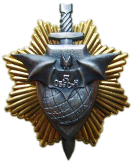 Нагрудный знак 5-ой отдельной бригады специального назначения ВС РБ