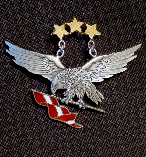 Air Force pilot's breast badge /Latvian National Armed Forces/