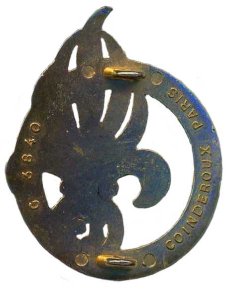 Эмблема на берет 13-го полка Французкого Иностранного легиона