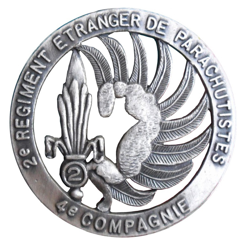 Эмблема на берет 2-го полка Французкого Иностранного легиона
