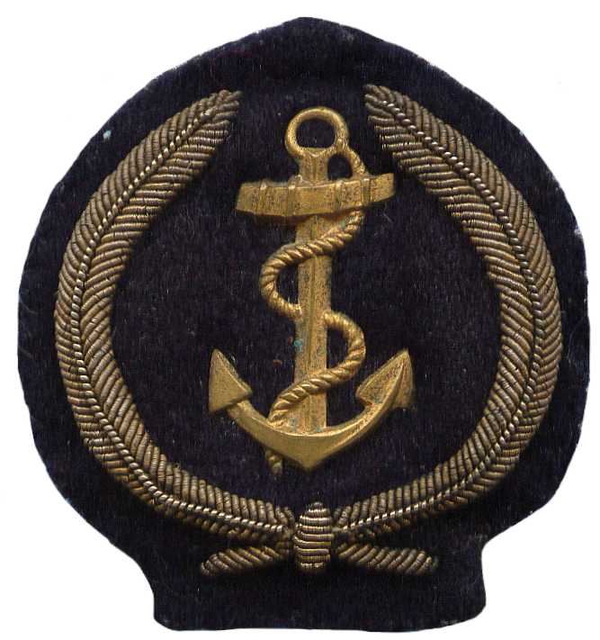 Кокарда эмблема на фуражку офицеров ВМС Франции